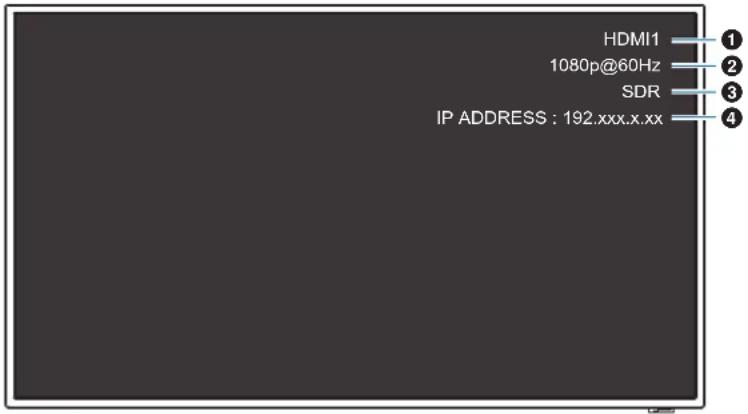 HDMI1 1080p@60Hz SDR IP ADDRESS : 192.xxx.x.xx