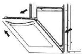 Exquisit EHE 156-2.1 U - Backofentür aushängen - 1
