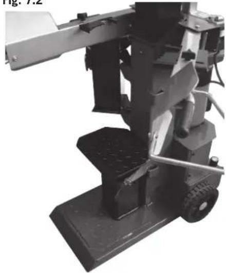 SCHEPPACH Ox 3-910 - Schwenktische für Kurzholz bis 54cm. Fig. 7.1 - 1