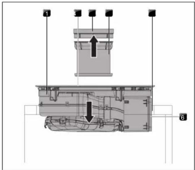 BORA PURA2R - Kochfeld einsetzen Umluft - 1