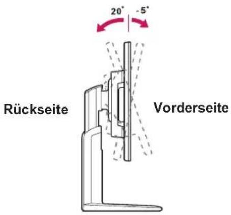 20° -5° Rückseite Vorderseite