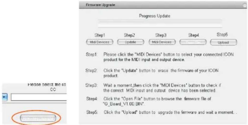 icon G-Board - Firmware Upgrade - 1