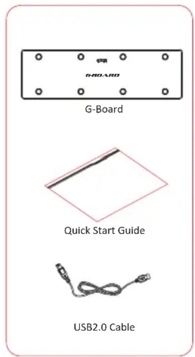 G-BOARD G-Board Quick Start Guide USB2.0 Cable
