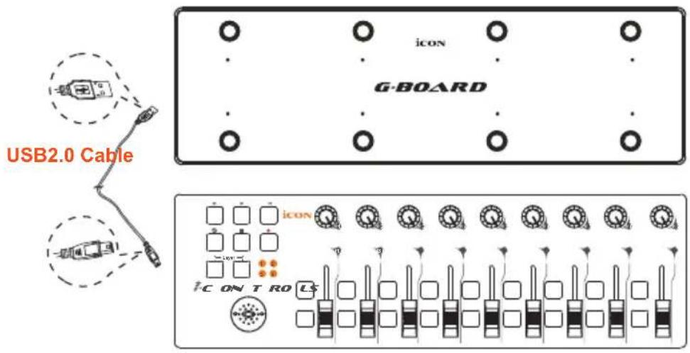USB2.0 Cable icon G-BOARD icon IC ON T R O LS