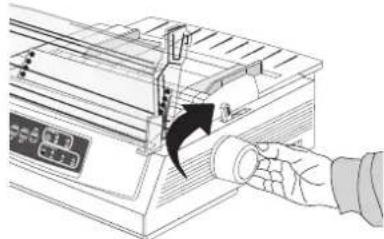 OKI MicroLine 3390 Eco - BEHEBEN WIEDERHOLTER PAPIERSTAUS AN DER ZUFUHR VON DER RÜCKSEITE - 3