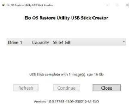 ELO E165341 - Flo OS Restore Utility USB Stick Creator - 1
