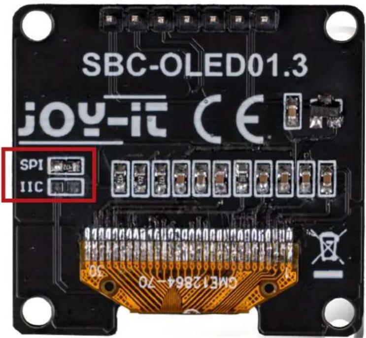 SBC-OLED01.3 JOY-iC CE SPI IIC CMER2864-70