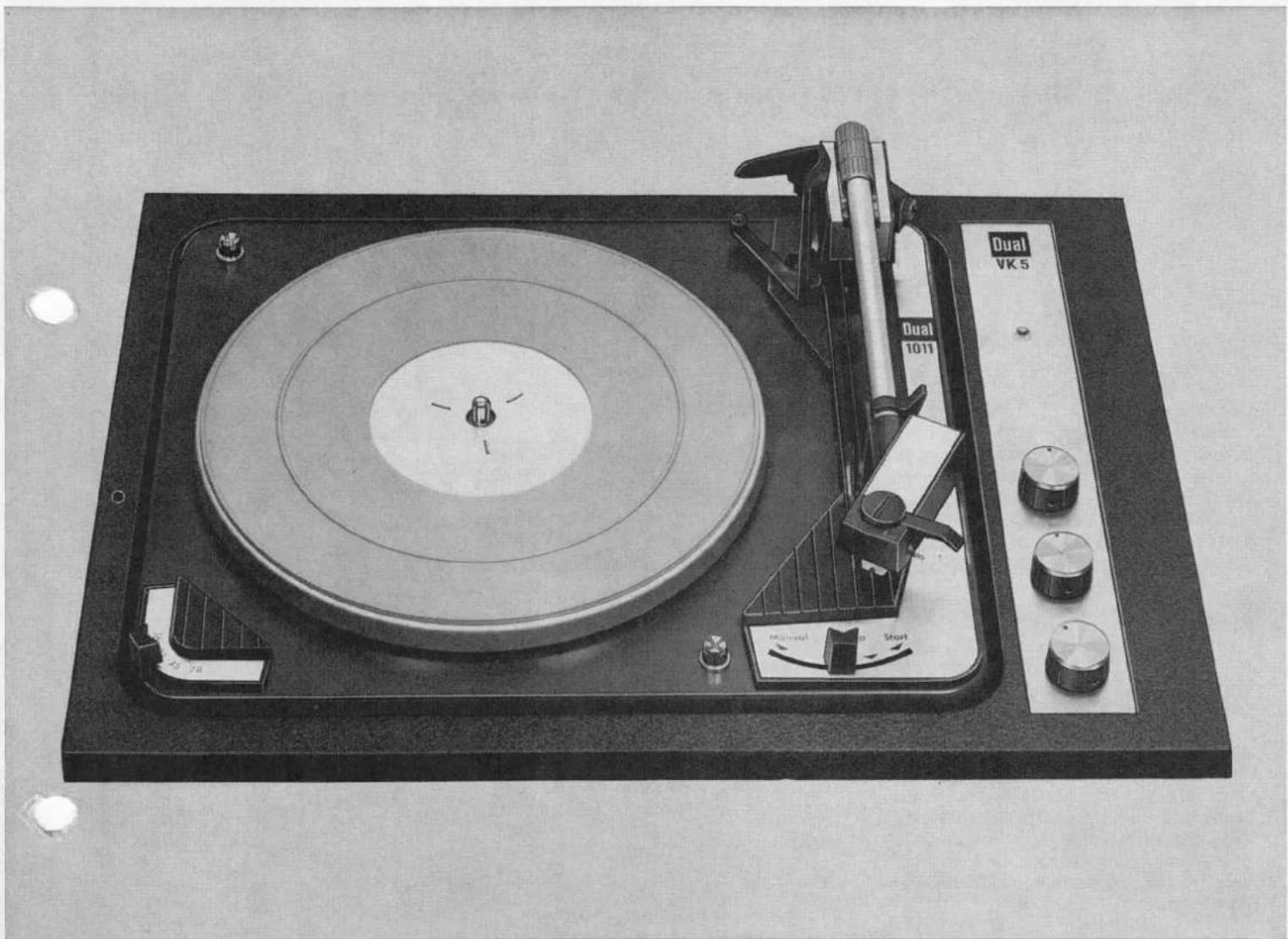 DUAL VK5 - Dual Technische Information - 1
