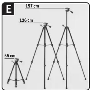 E 157 cm 126 cm 55 cm