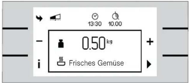 13:30 10.00 - 0.50 kg + i Frisches Gemüse