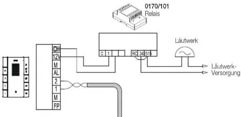 0170/101 Relais Läutwerk C 1 RC 34515 Läutwerk- Versorgung