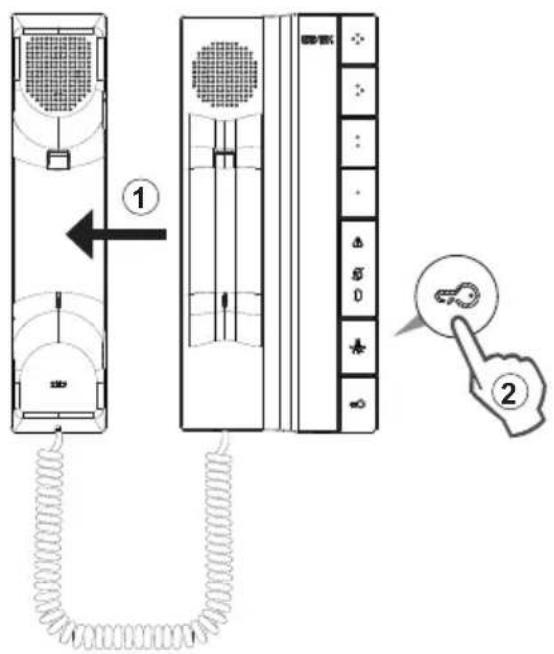 Vimar Voxie K40547 - Eine Pförtnerzentrale anrufen - 1