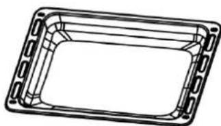 PKM EHS8-2KBIX - BAKING TRAY (DEEP OVEN PAN) ^26 - 1