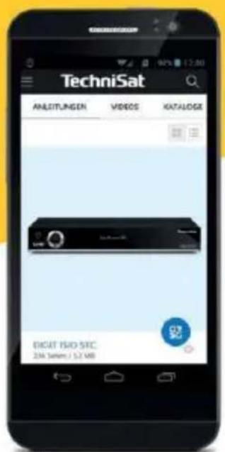 TechniSat ANLEITUNGEN VIDEOS KATALOGE DIGIT ISO 5TC 234.56mm / 52 MB
