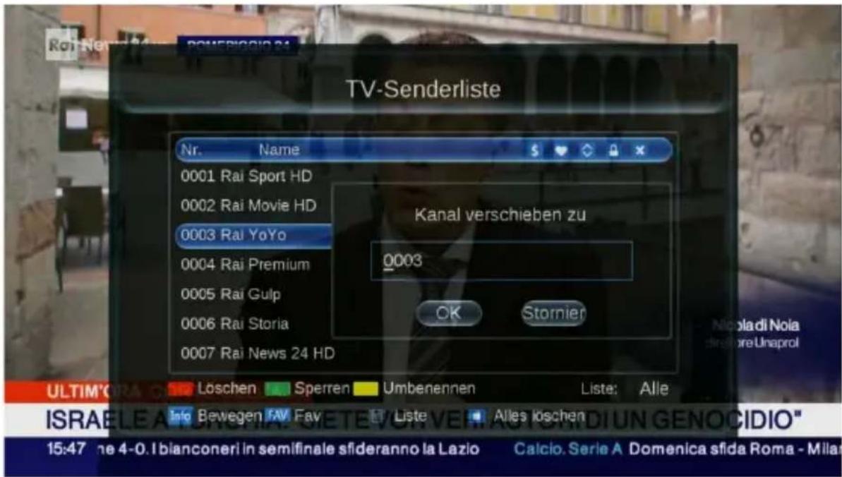 TV-Senderliste Nr. Name 0001 Rai Sport HD 0002 Rai Movie HD 0003 Rai YoYo 0004 Rai Premium 0005 Rai Gulp 0006 Rai Storia 0007 Rai News 24 HD Kanal verschieben zu 0003 OK Stormier ULTIM'GRA Löschen Sperren Umbenennen Liste: Alle ISRAE LE A Info Bewegen FAV Fav E Liste Alles loschen 15:47 ne 4-0. I bianconeri in semifinale sfideranno la Lazio Calcio. Serie A Domenica sfida Roma - Milan