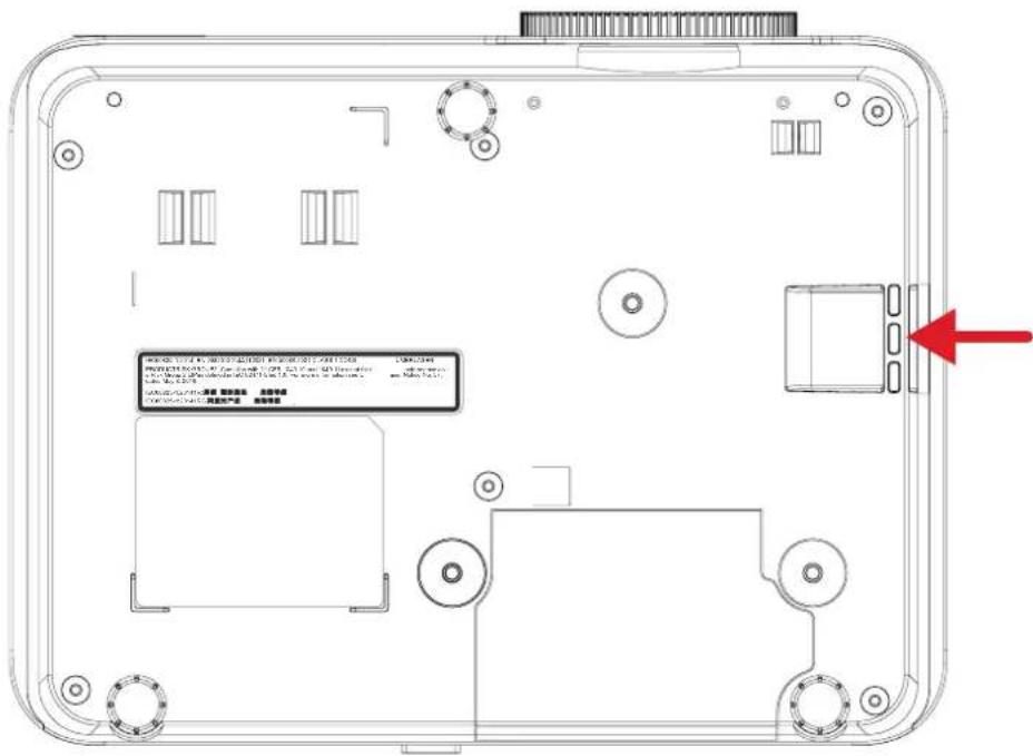 VIEWSONIC T400W - Verwendung der Sicherheitsleiste - 1