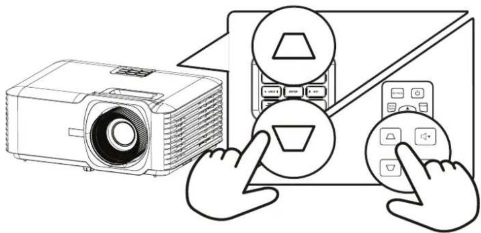 VIEWSONIC T400W - Trapezkorrektur - 2