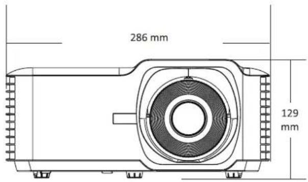 286 mm 129 mm
