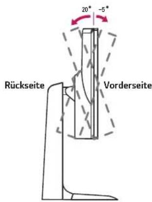 20° -5° Rückseite Vorderseite