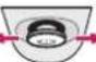 LG 34GN73A - So verwenden Sie die Joystick-Taste - 3