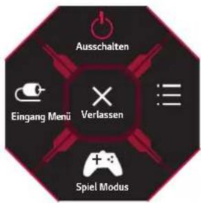 Ausschalten Eingang Menü Verlassen Spiel Modus