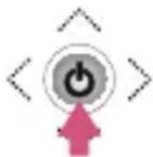 LG PF1500G - Verwenden der Joystick-Taste - 1