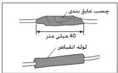چسب عایق بندی 40 میلی متر لوله انفیاض
