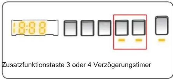 18:38 Zusatzfunktionstaste 3 oder 4 Verzögerungstimer