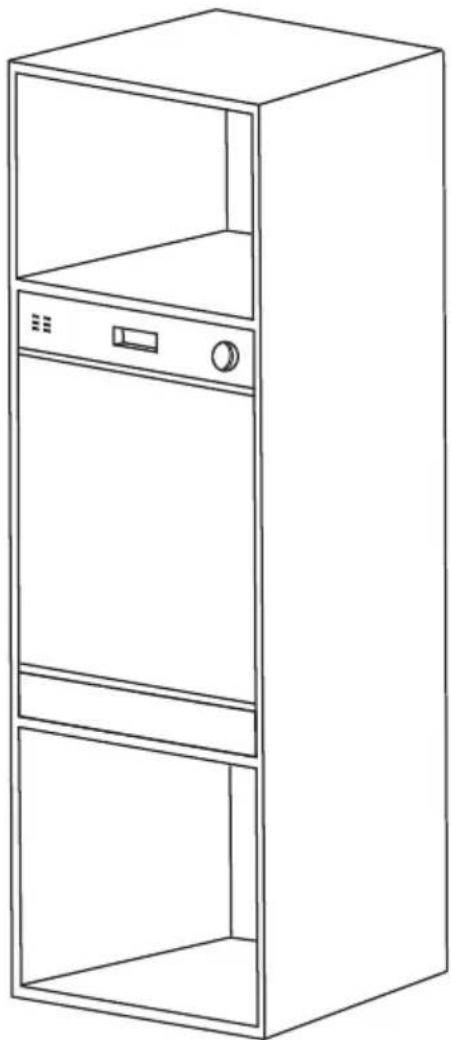 VESTEL VES24216 - Montageanleitung für hocheinbaufähige Geschirrspüler - 1