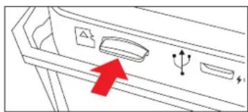 Maginon WK-7HD SP - Speicherkarte einsetzen und entnehmen - 1