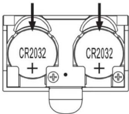 CR2032 + CR2032 +