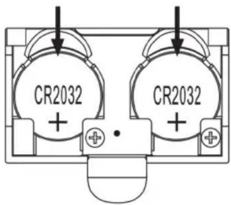 CR2032 + CR2032 +