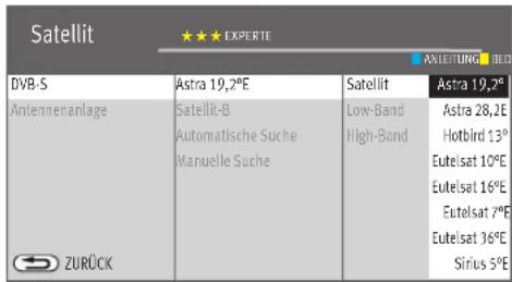 METZ Cubus 43FA51 - Weiteren Satelliten einstellen - 4