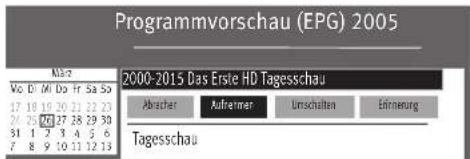 Programmvorschau (EPG) 2005 März 2000-2015 Das Erste HD Tagesschau Abrecher Aufreiterer Umschatten Erinierung Tagesschau