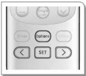 Single user Timer Options < SET >