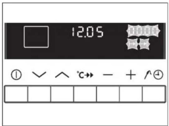 12.05 ① √ ∧ °C→ - + ^④