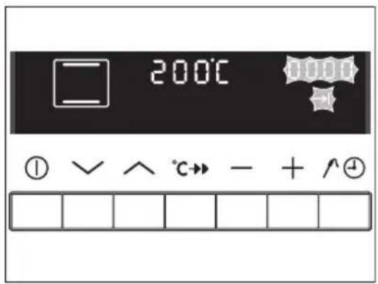 200°C ① √ ∧ °C→ - + ^④