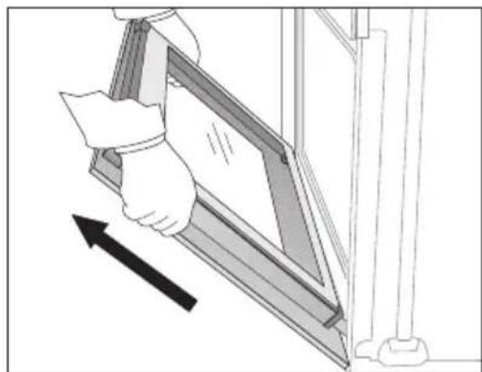 AEG IEL8325 - Backofen-Tür aushängen - 4