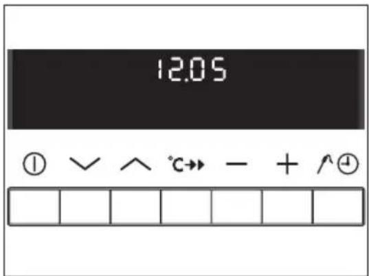 12.05 ① √ ∧ °C→ - + ^④