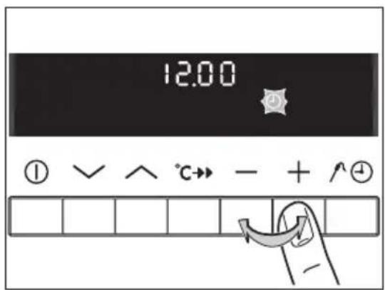 12.00 ① √ ∧ °C→ - + ^②