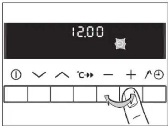 12.00 ① √ ∧ °C→ - + ^④