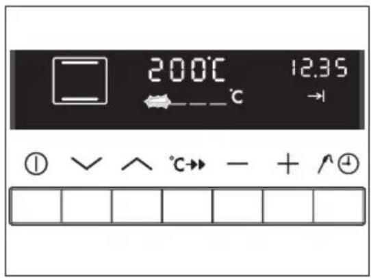 200°C 12.35 →—°C → ① ∨ ∧ °C→→ - + ^④