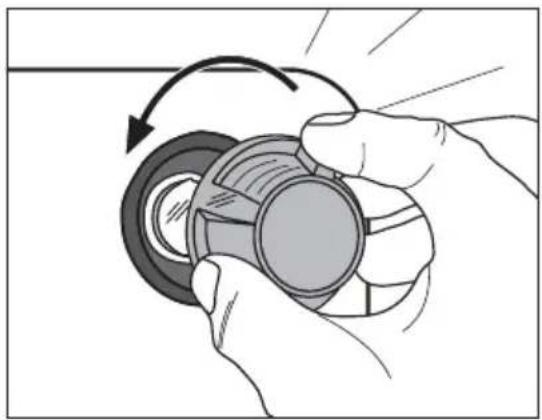 ELECTROLUX EKC6652 - Backofenlampe austauschen/Glasabdeckung reinigen - 1