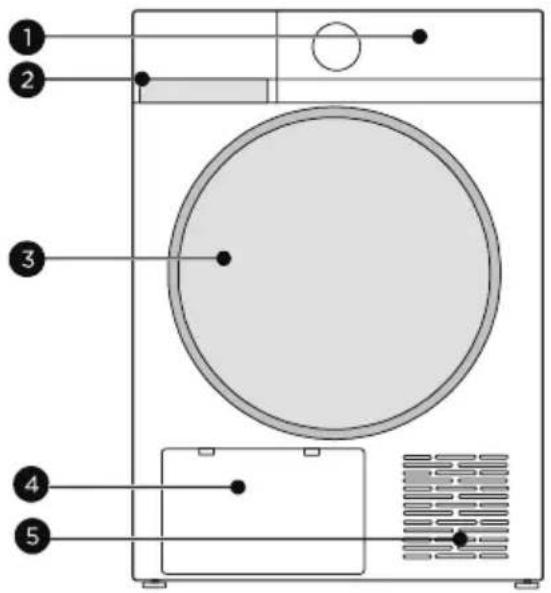 COMFEE CD08EHP05W - PRODUKTÜBERSICHT - 1