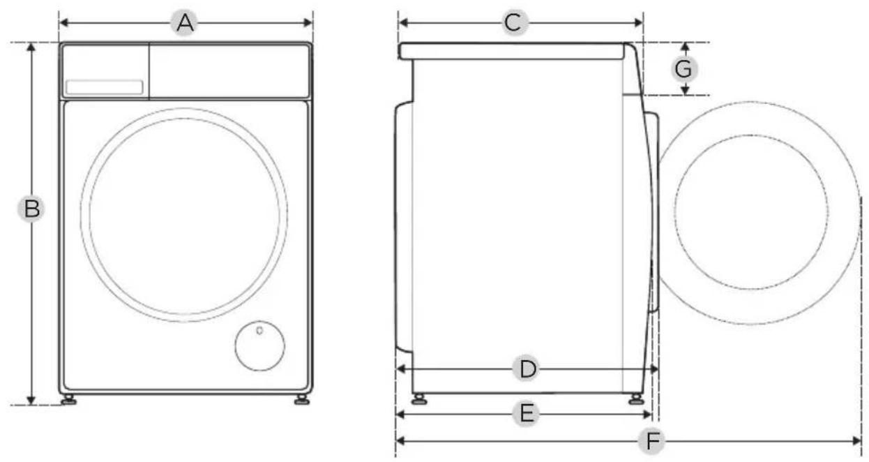 COMFEE CF08EWP05W - VORSICHT - 1