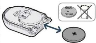 CR243D or CR 2032