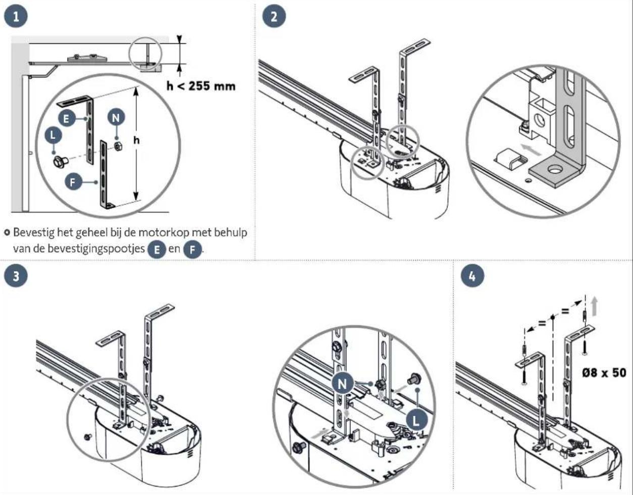 SOMFY Serenia 1100 io - Bevestiging - 12