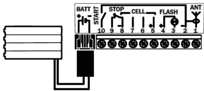BATT START STOP CELL FLASH ANT 10 9 8 7 6 5 4 3 2 1