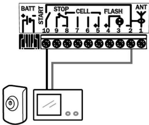 BATT START STOP CELL FLASH ANT 10 9 8 7 6 5 4 3 2 1