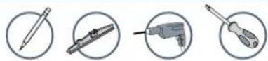 SOMFY Serenia 1100 io - Instalarea pieselor de fixare - 1